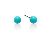 Orecchini Miluna Donna Terra E Mare in Argento Turchese PER2408